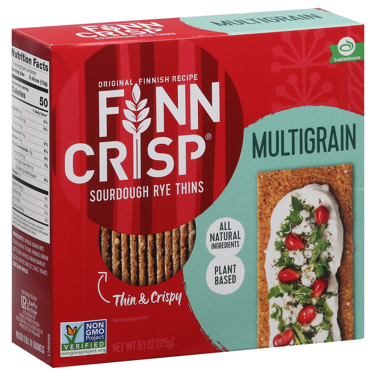 slide 2 of 9, Finn Crisp Multigrain Thin Crisps, 6.2 oz