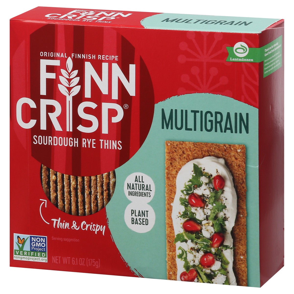 slide 3 of 9, Finn Crisp Multigrain Thin Crisps, 6.2 oz