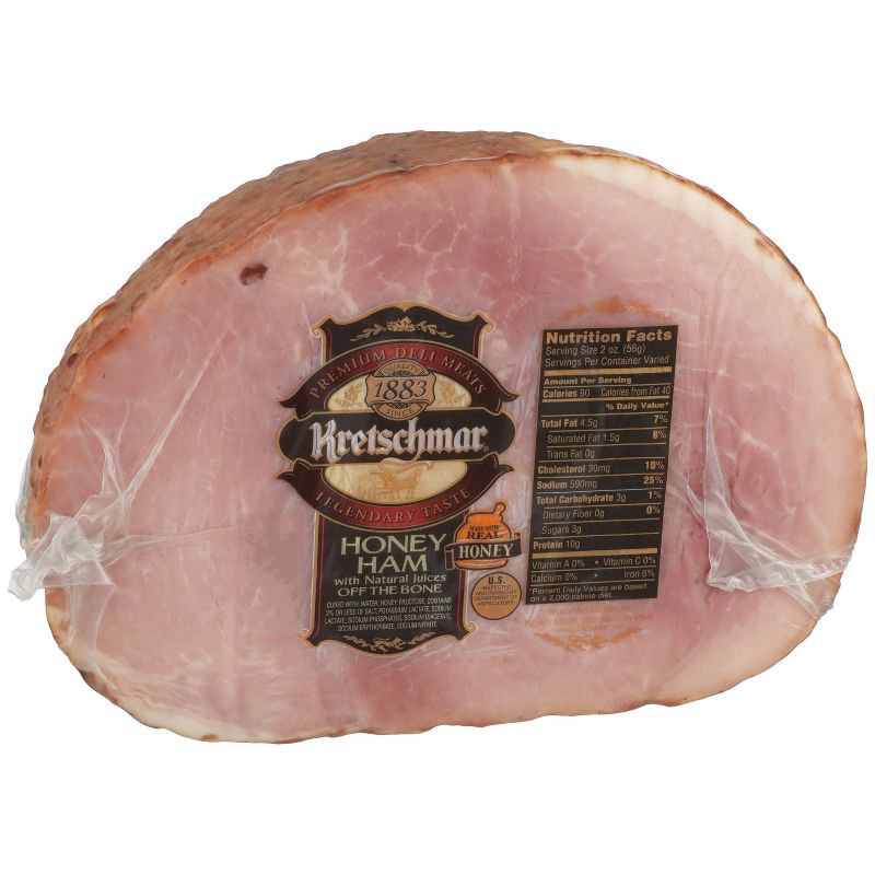 slide 2 of 4, Kretschmar Honey Ham Off the Bone - priced per lb, per lb
