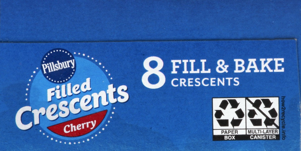 slide 9 of 9, Pillsbury Filled Crescents, Cherry Filling, 8ct., 13.51 oz., 8 ct