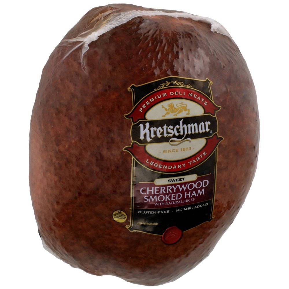 slide 2 of 4, Kretschmar Sweet Cherrywood Smoked Ham - priced, per lb