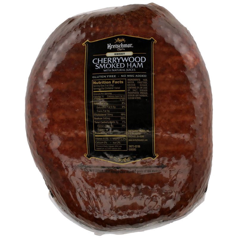 slide 4 of 4, Kretschmar Sweet Cherrywood Smoked Ham - priced per lb, per lb