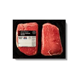Fresh USDA Choice Angus Petite Sirloin Steak - 0.60-1.06 lbs - price per lb - Good & Gather™