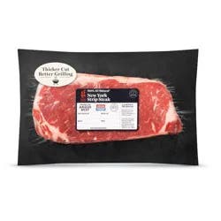 Fresh USDA Choice Angus Beef New York Strip Steak - 0.63-1.50 lbs - price per lb - Good & Gather™