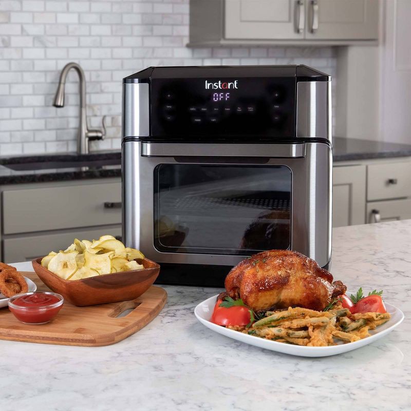 slide 6 of 8, Instant Pot Instant Vortex Plus 10qt 7-in-1 Air Fryer Toaster Oven Combo - Black, 10 qt