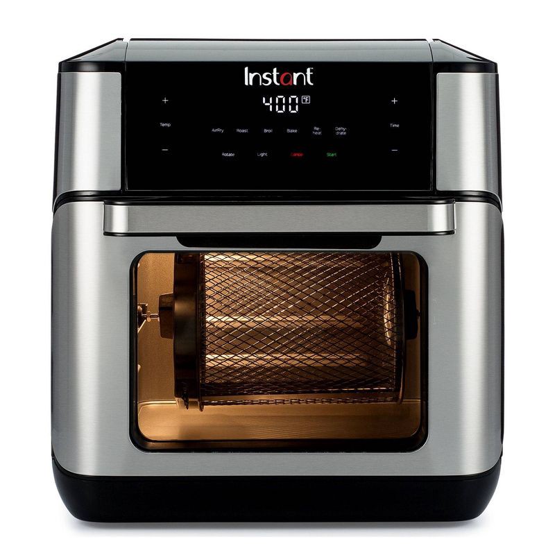 slide 1 of 8, Instant Pot Instant Vortex Plus 10qt 7-in-1 Air Fryer Toaster Oven Combo - Black, 10 qt