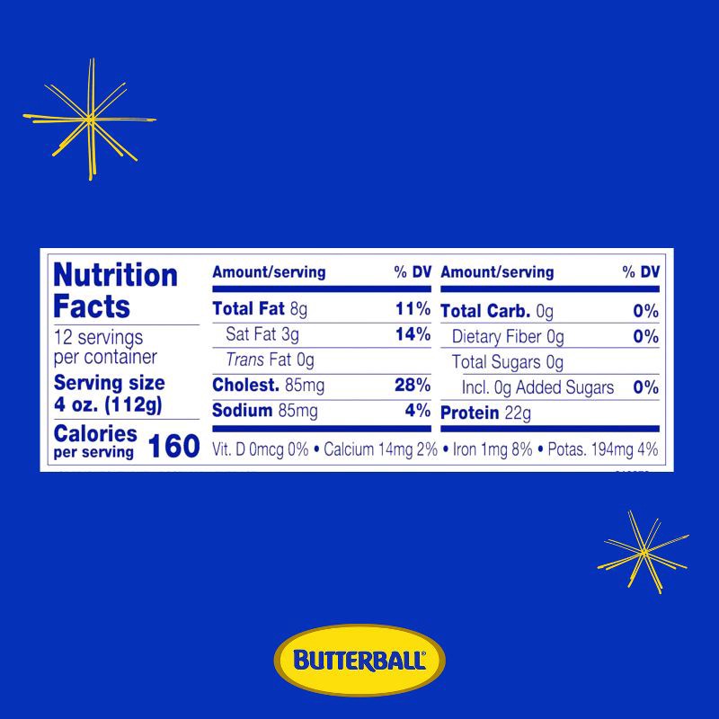 slide 6 of 8, Butterball All Natural Fresh 93/7 Ground Turkey - 48oz, 48 oz