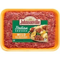 Johnsonville Mild Italian Ground Pork Sausage - 16oz