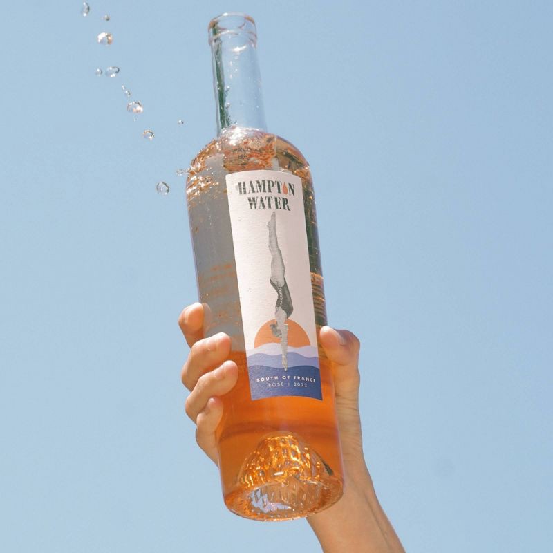 slide 4 of 6, Hampton Water Rose Wine - 750ml Bottle, 750 ml