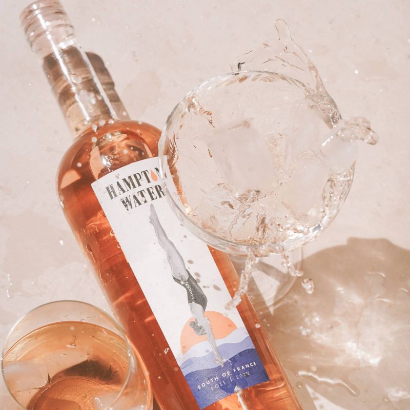 slide 5 of 6, Hampton Water Rose Wine - 750ml Bottle, 750 ml