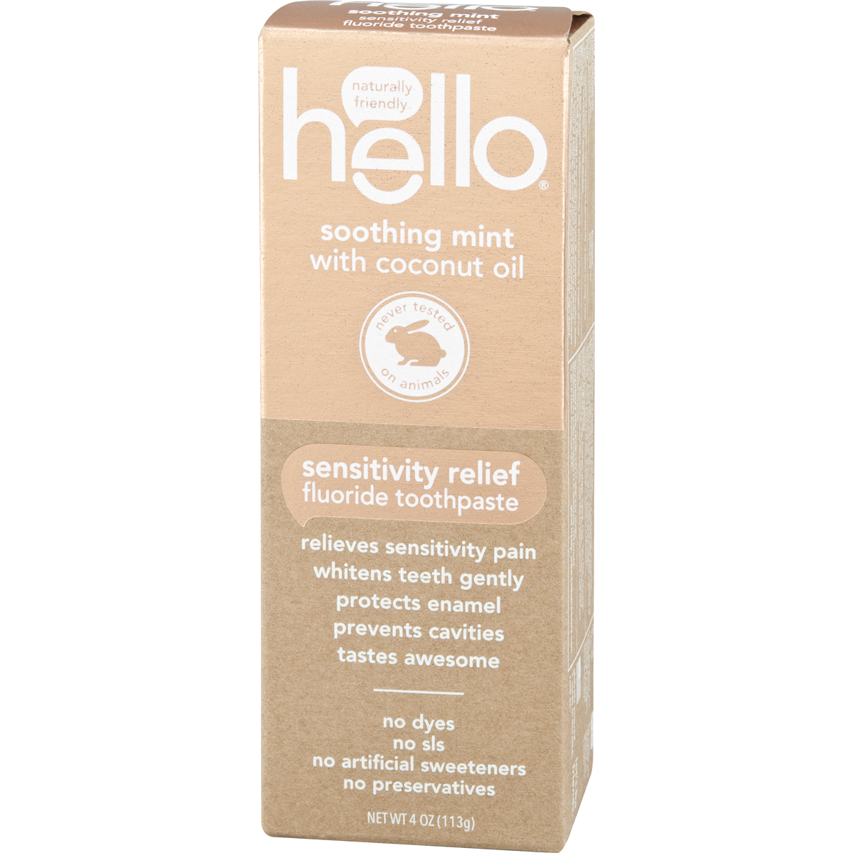 Hello Sensitivity Relief Soothing Mint Fluoride Toothpaste Shipt