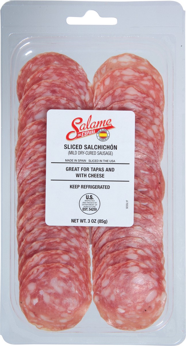 slide 2 of 12, Salame de Espana Sliced Mild Dry-Cured Sausage 3 oz, 3 oz
