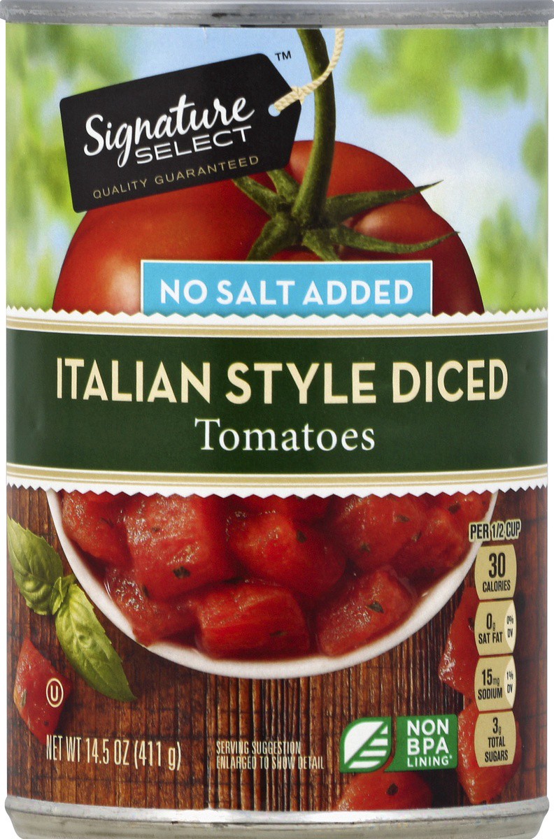 slide 2 of 2, Signature Select Tomatoes 14.5 oz, 