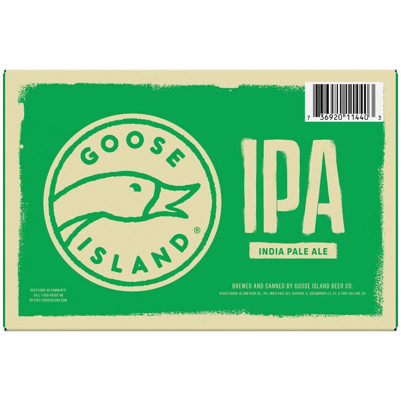 slide 9 of 10, Goose Island Beer Co. Goose Island IPA Beer - 6pk/12 fl oz Cans, 6 ct; 12 fl oz