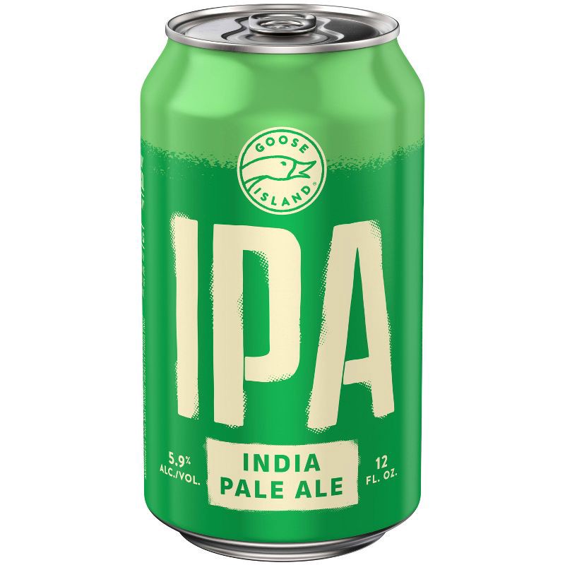 slide 7 of 10, Goose Island Beer Co. Goose Island IPA Beer - 6pk/12 fl oz Cans, 6 ct; 12 fl oz