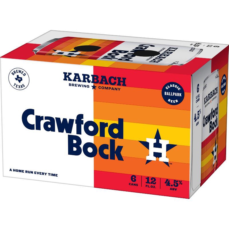 slide 3 of 10, Karbach Brewing Co. Karbach Crawford Bock Beer - 6pk/12 fl oz Cans, 6 ct; 12 fl oz