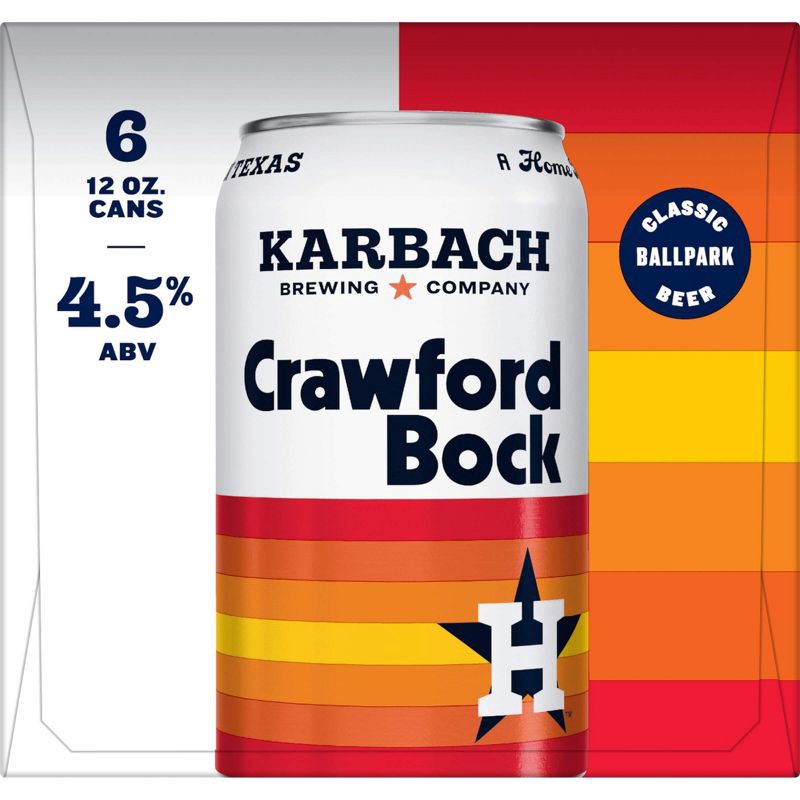 slide 6 of 11, Karbach Brewing Co. Karbach Crawford Bock Beer - 6pk/12 fl oz Cans, 6 ct; 12 fl oz