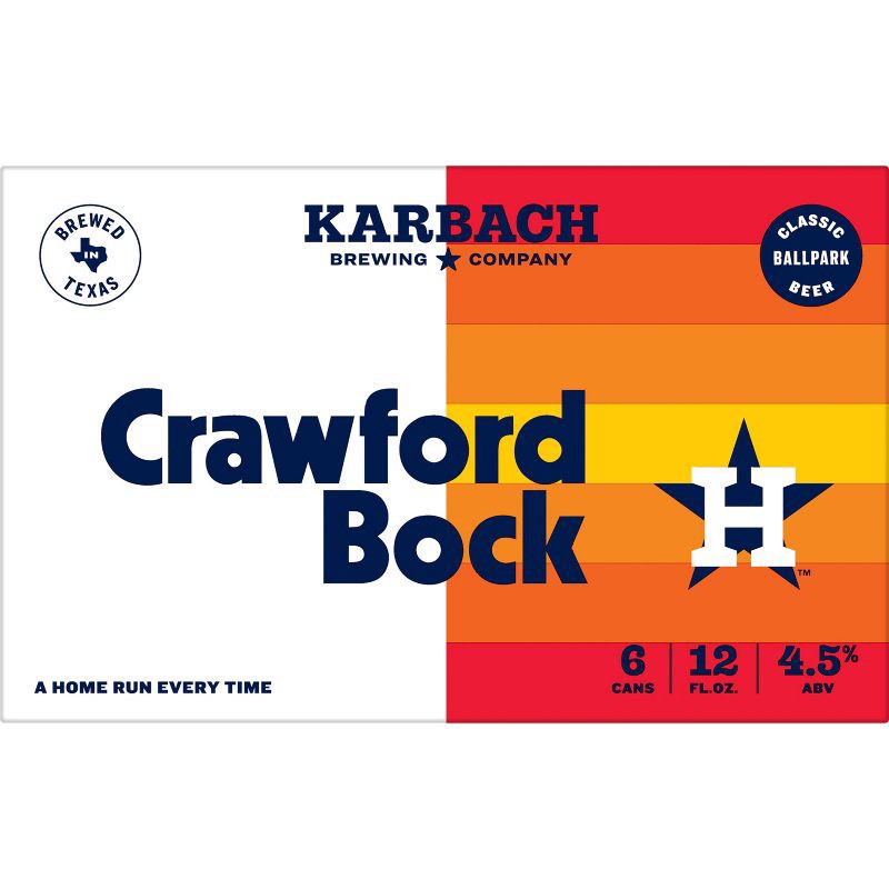 slide 7 of 10, Karbach Brewing Co. Karbach Crawford Bock Beer - 6pk/12 fl oz Cans, 6 ct; 12 fl oz