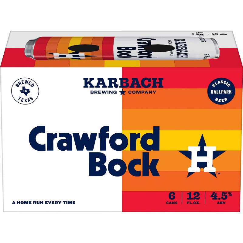 slide 8 of 11, Karbach Brewing Co. Karbach Crawford Bock Beer - 6pk/12 fl oz Cans, 6 ct; 12 fl oz