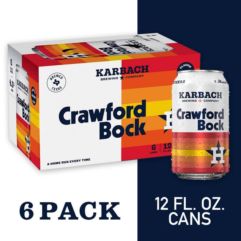 slide 11 of 11, Karbach Brewing Co. Karbach Crawford Bock Beer - 6pk/12 fl oz Cans, 6 ct; 12 fl oz