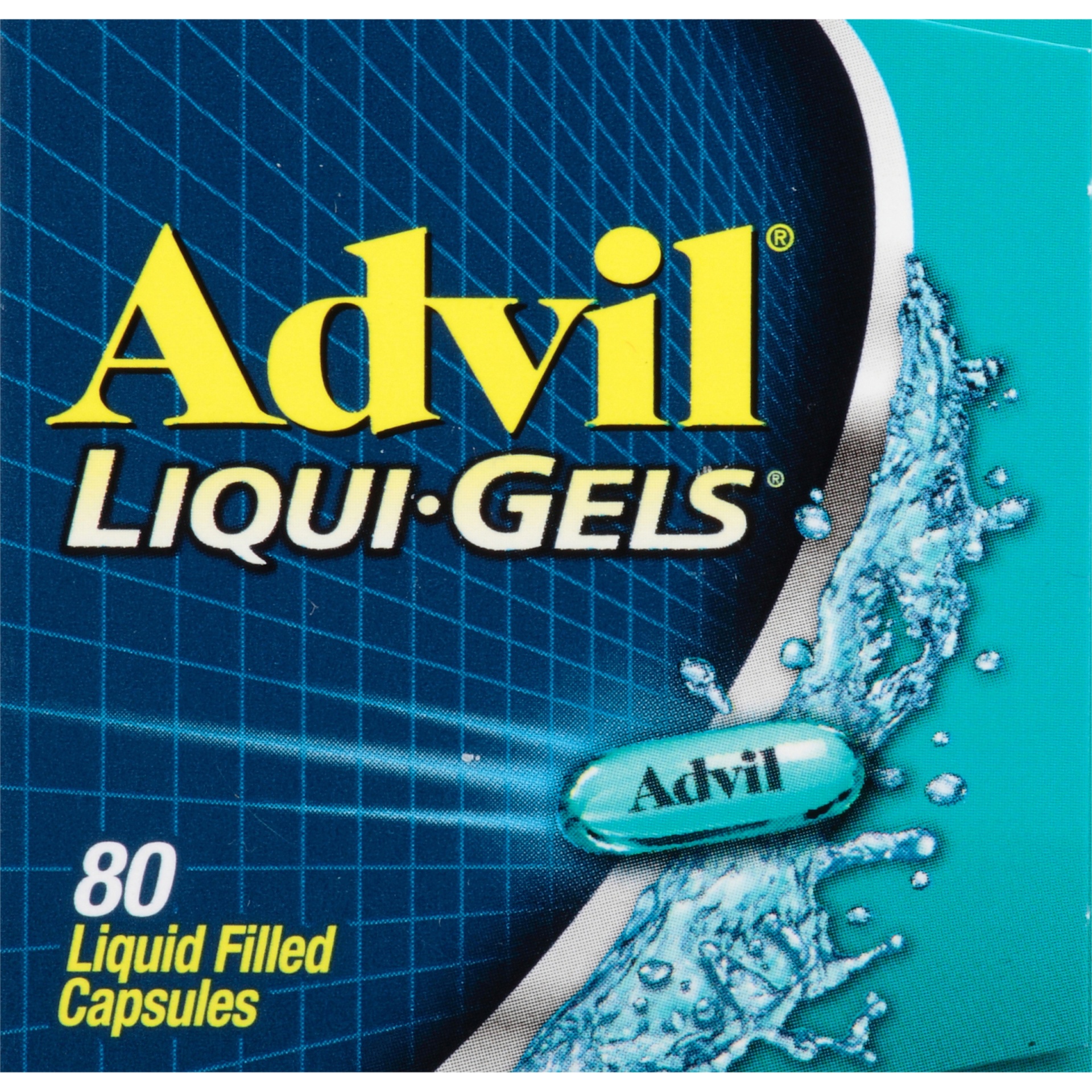 slide 5 of 7, Advil Ibuprofen Liquid Filled Capsuls, 80 ct