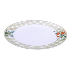 Meijer Corporate Seasonal Melamine Dinner Plate, 10.5 in, Green