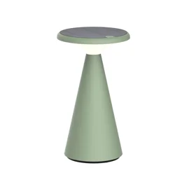 ROOM & RETREAT Solar Led Table Lamp-Green