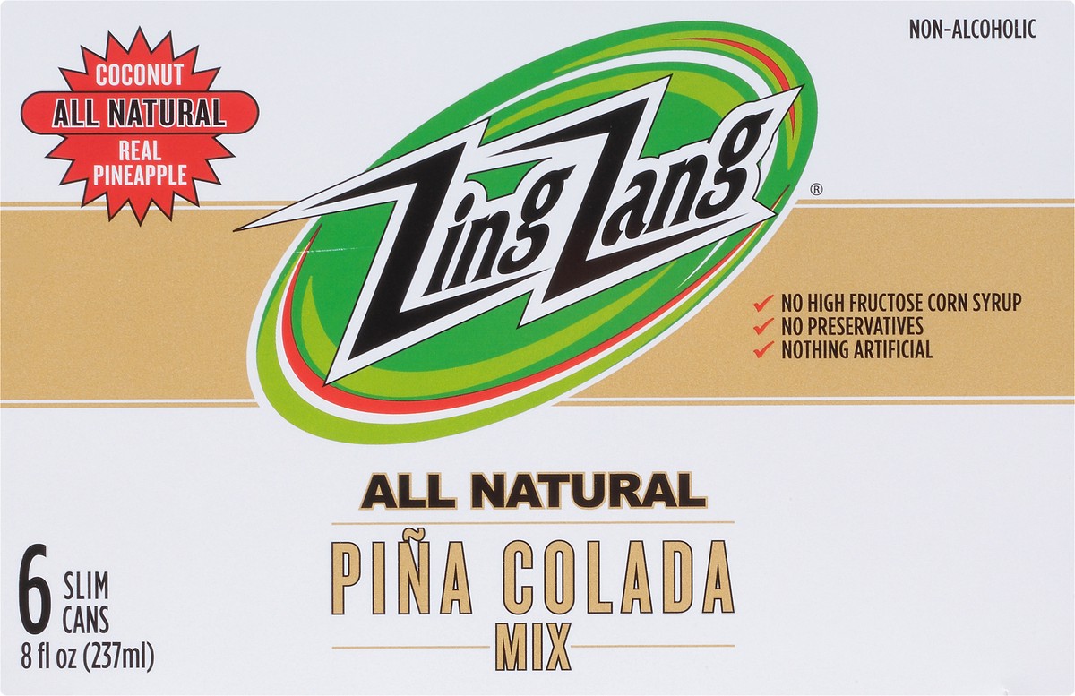 slide 3 of 11, Zing Zang Piña Colada Mix, 6 ct; 8 oz