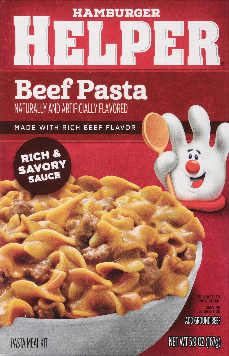 slide 9 of 12, Hamburger Helper Rich Savory Sauce Beef Pasta 5.9 oz, 5.9 oz