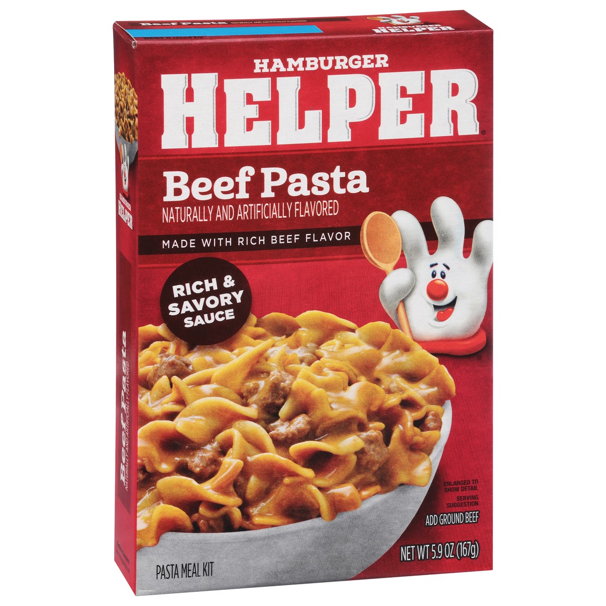 slide 7 of 12, Hamburger Helper Rich Savory Sauce Beef Pasta 5.9 oz, 5.9 oz