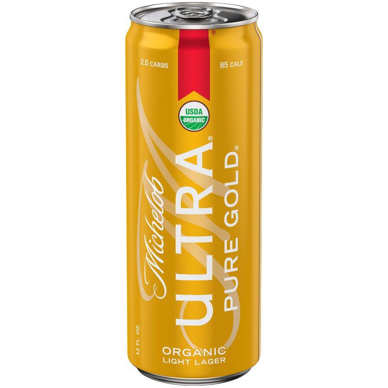 slide 9 of 10, Michelob ULTRA Pure Gold Organic American Lager Beer - 12pk/12 fl oz Cans, 12 ct; 12 fl oz