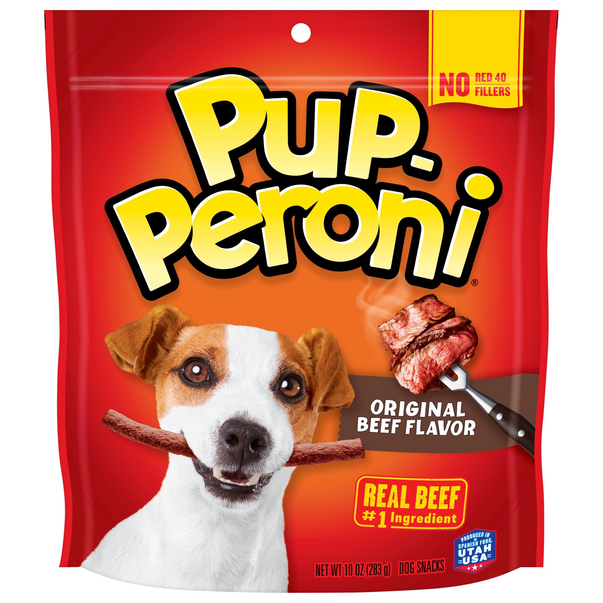 slide 1 of 8, Pup-Peroni Original Beef Flavor Dog Treats, 10oz Bag, 10 oz