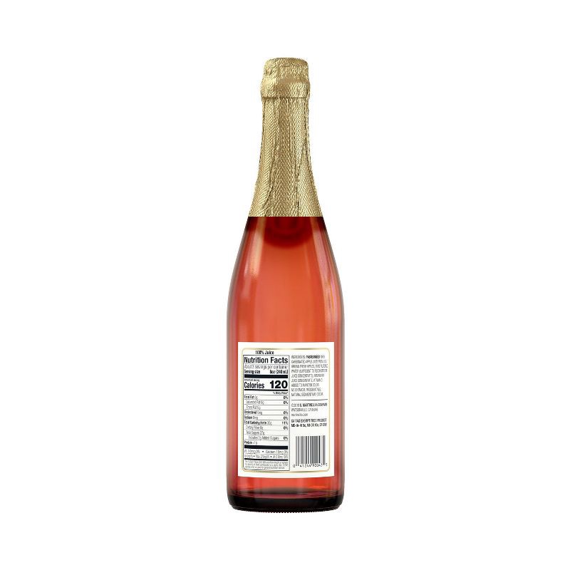 slide 2 of 6, Martinelli's Sparkling Blush 100% Juice - 25.4 fl oz Bottle, 25.4 fl oz