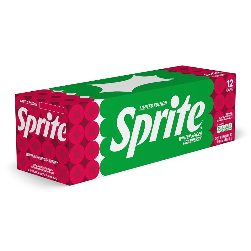 slide 4 of 7, Sprite Winter Spice Cranberry - 12pk/12 fl oz Cans, 12 ct; 12 fl oz