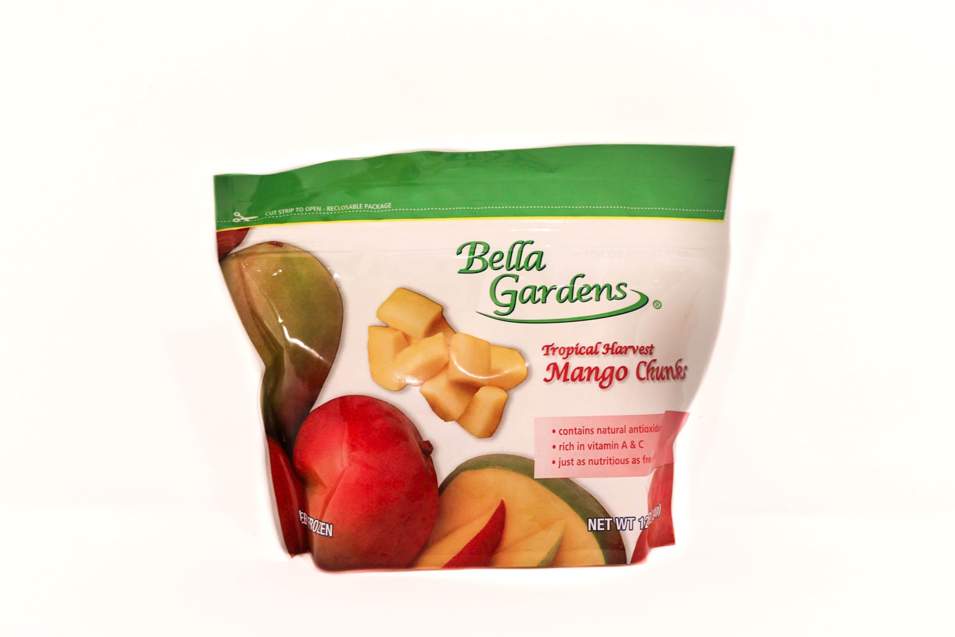 slide 1 of 1, Bella Gardens Mango Chunks, 12 oz
