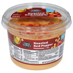 First Street Hummus Roasted Red Pepper