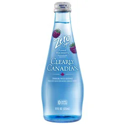 Clearly Canadian Zero Sugar Forest Blackberry Sparkling Water Beverage, 11 fl oz