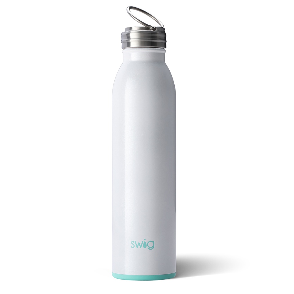 slide 1 of 1, Diamond White Water Bottle, 20 oz