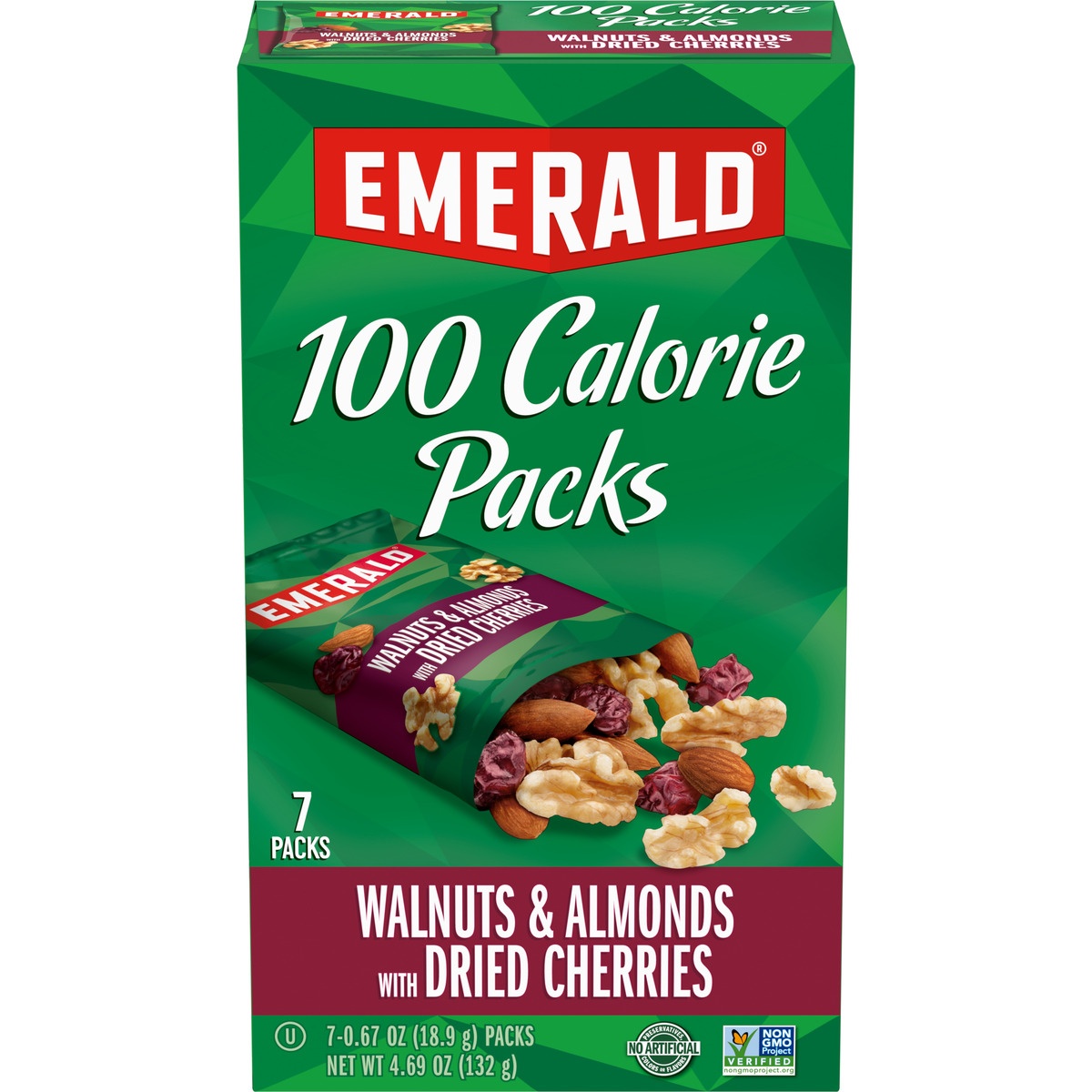 slide 1 of 1, Emerald Natural Walnuts & Almonds with Dried Cherries, 4.69 oz