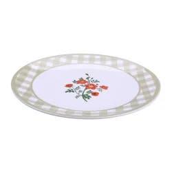Meijer Corporate Seasonal Melamine Salad Plate, 8.5 in, Green