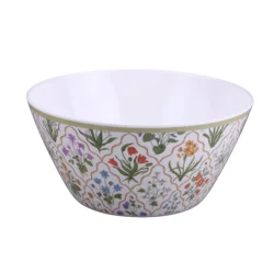 Meijer Corporate Seasonal Melamine Serve Bowl, 10 In, Floral