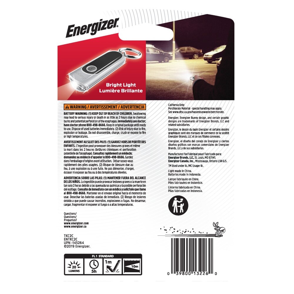 slide 2 of 2, Energizer Touch Tech Keychain Light 1 ea, 1 ct