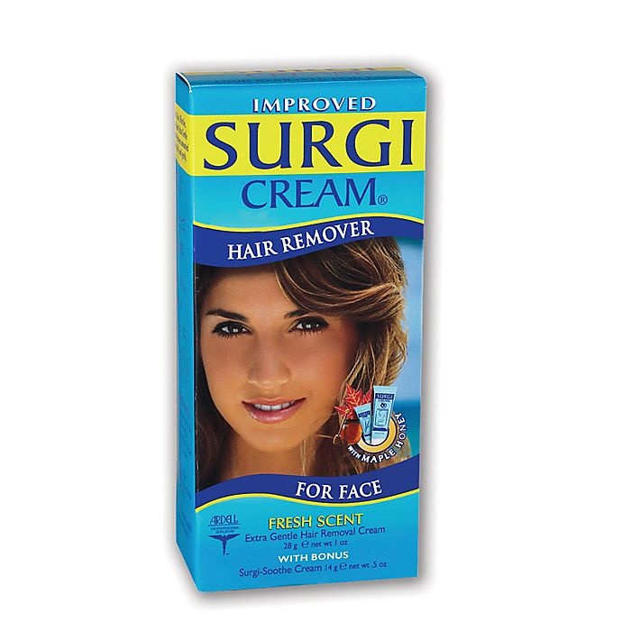 slide 1 of 3, Surgi Cream Facial Hair Remover, 1 ct