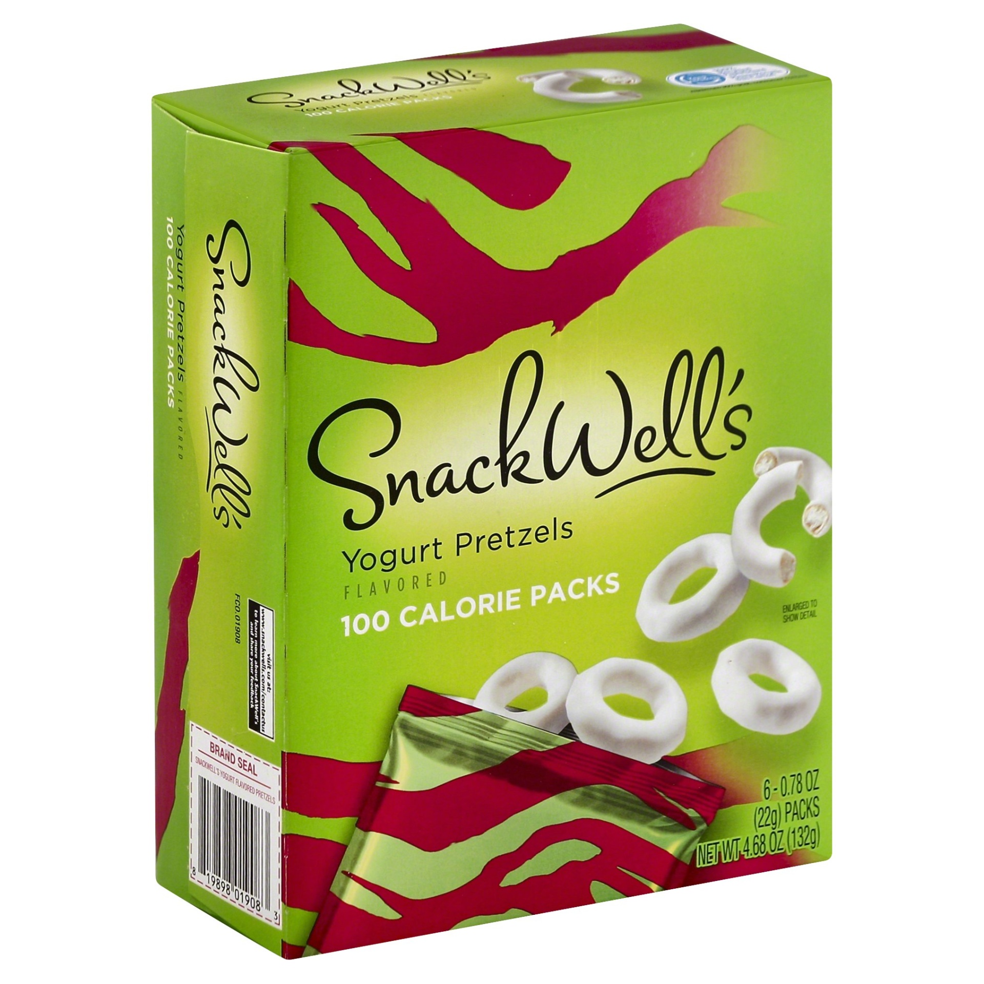 slide 1 of 1, SnackWell's Yogurt Pretzels, 6 ct