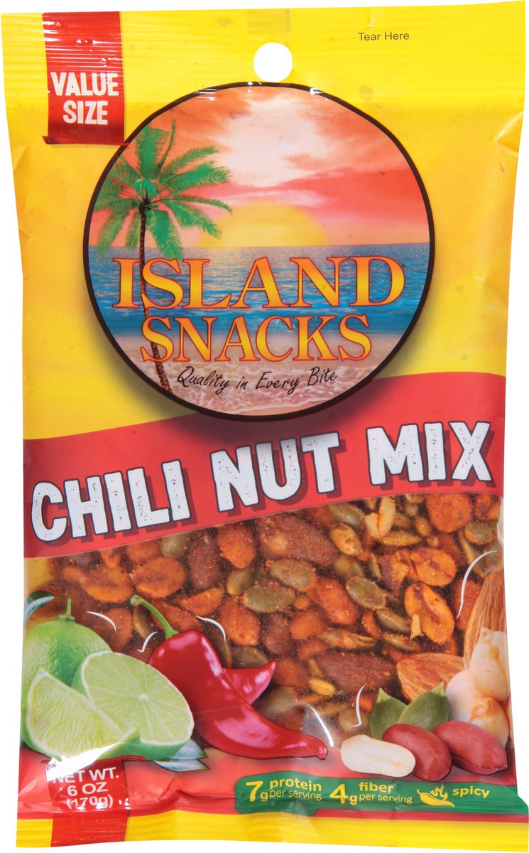 slide 7 of 9, Island Snacks Chile Nut Mix W/Lime, 6 oz