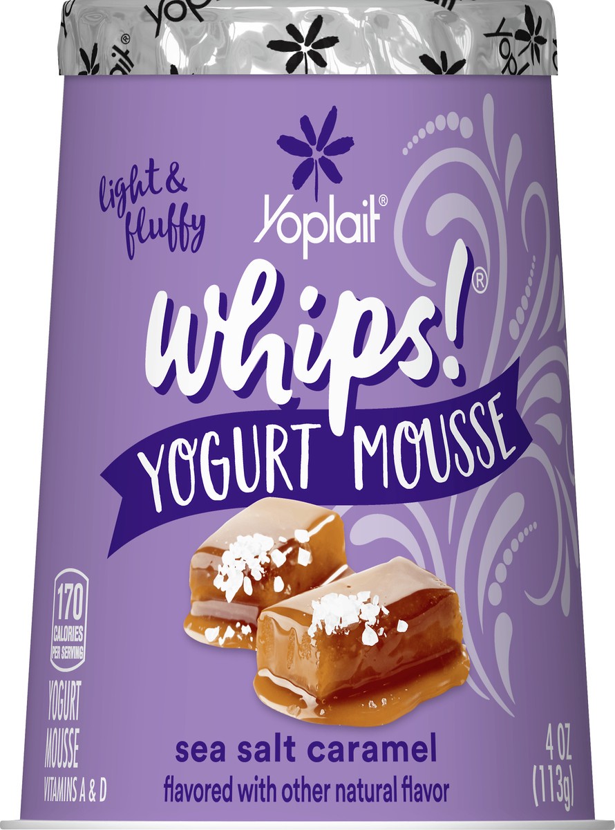 slide 12 of 13, Yoplait Whips! Sea Salt Caramel Yogurt Mousse 4 oz, 4 oz