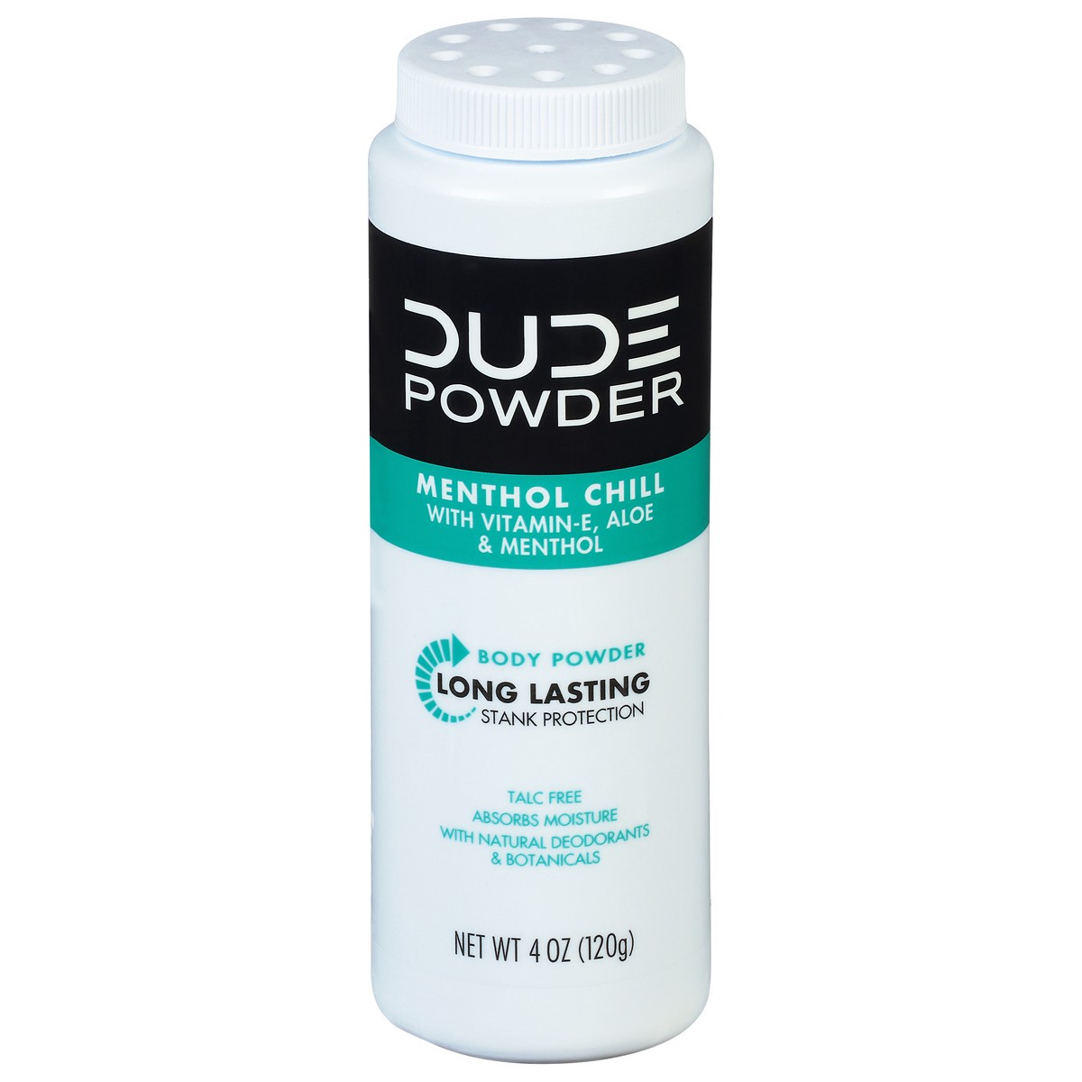 slide 1 of 11, Dude Powder Menthol Chill Body Powder 4 oz, 4 oz