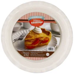 Farberware 10 Inch Ceramic Pie Dish - 1 count