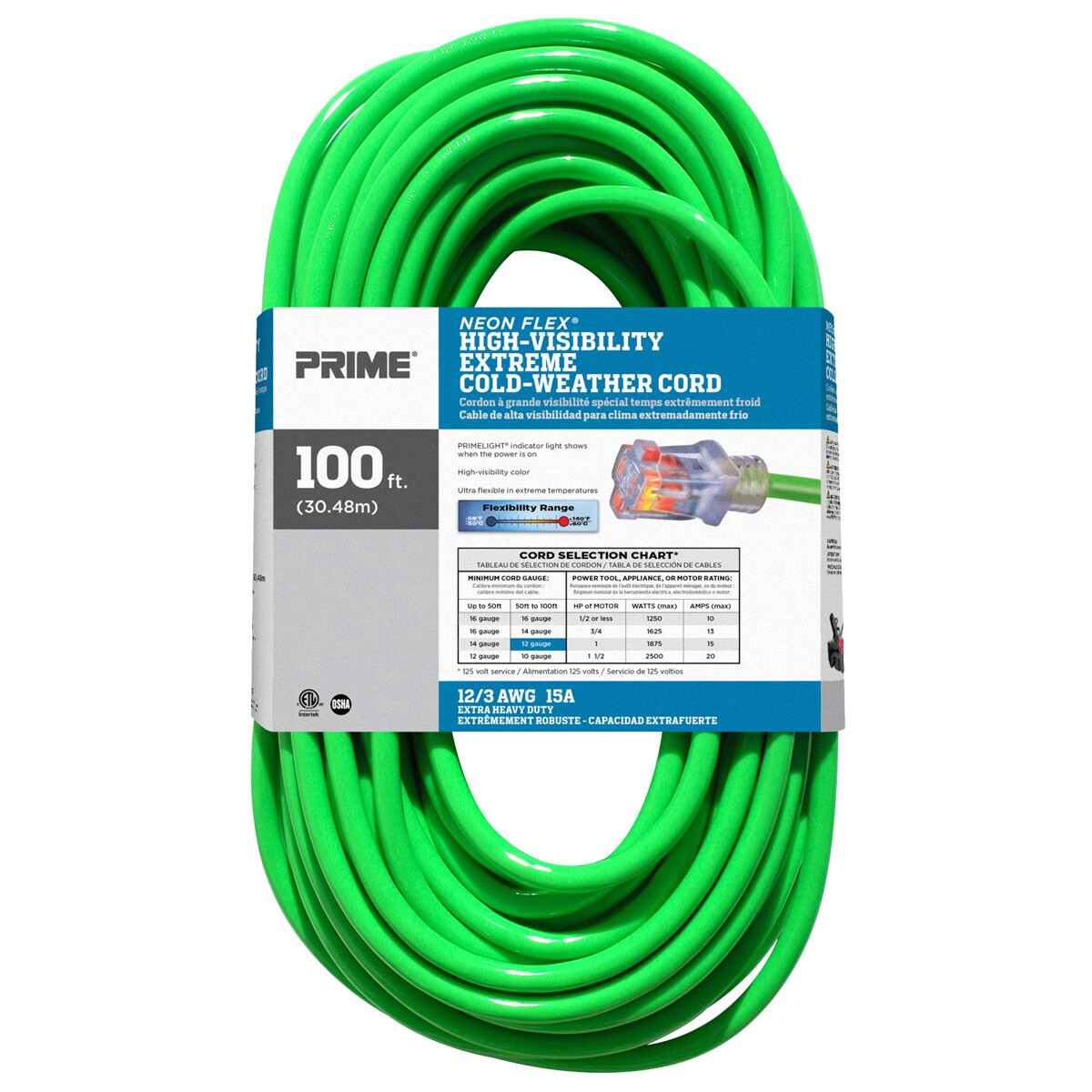 slide 2 of 2, Prime NS512835- Outdoor Extension Cord, 1 ct