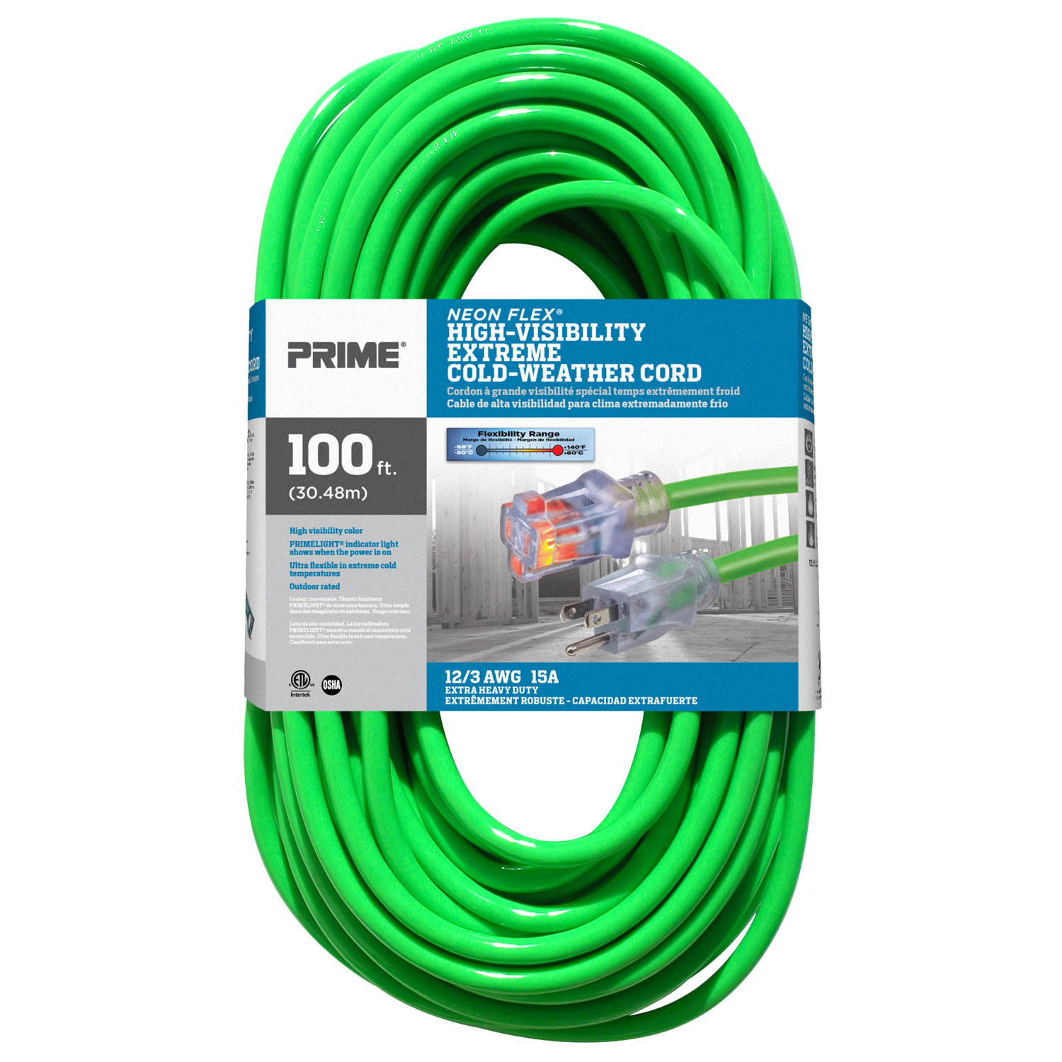 slide 1 of 2, Prime NS512835- Outdoor Extension Cord, 1 ct